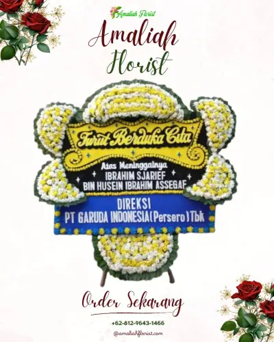Papan Bunga Duka di Sukalarang