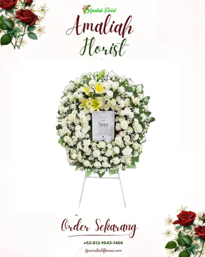 Krans Bunga Duka Cita di Sukalarang